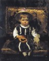 Retrato de Vera Repina 1874 Ilya Repin